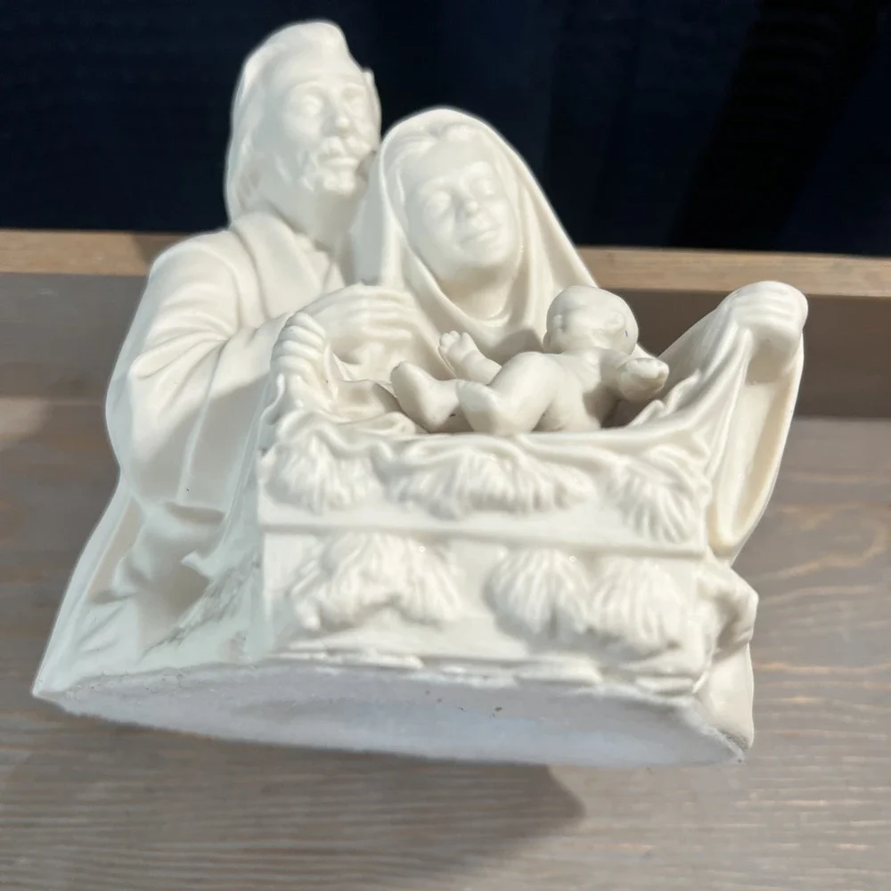 VTG 1981 Christmas Nativity‎ (Joseph,Mary,Jesus) Decor